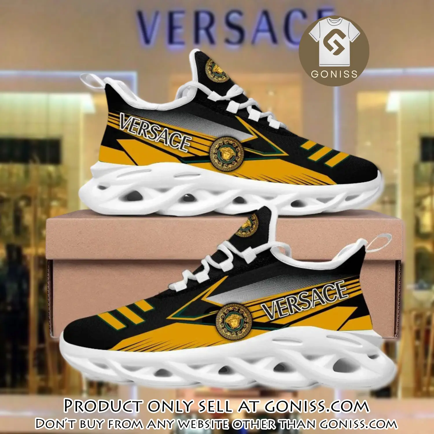 Versace medusa max soul shoes luxury brand gifts for men women gn0125291